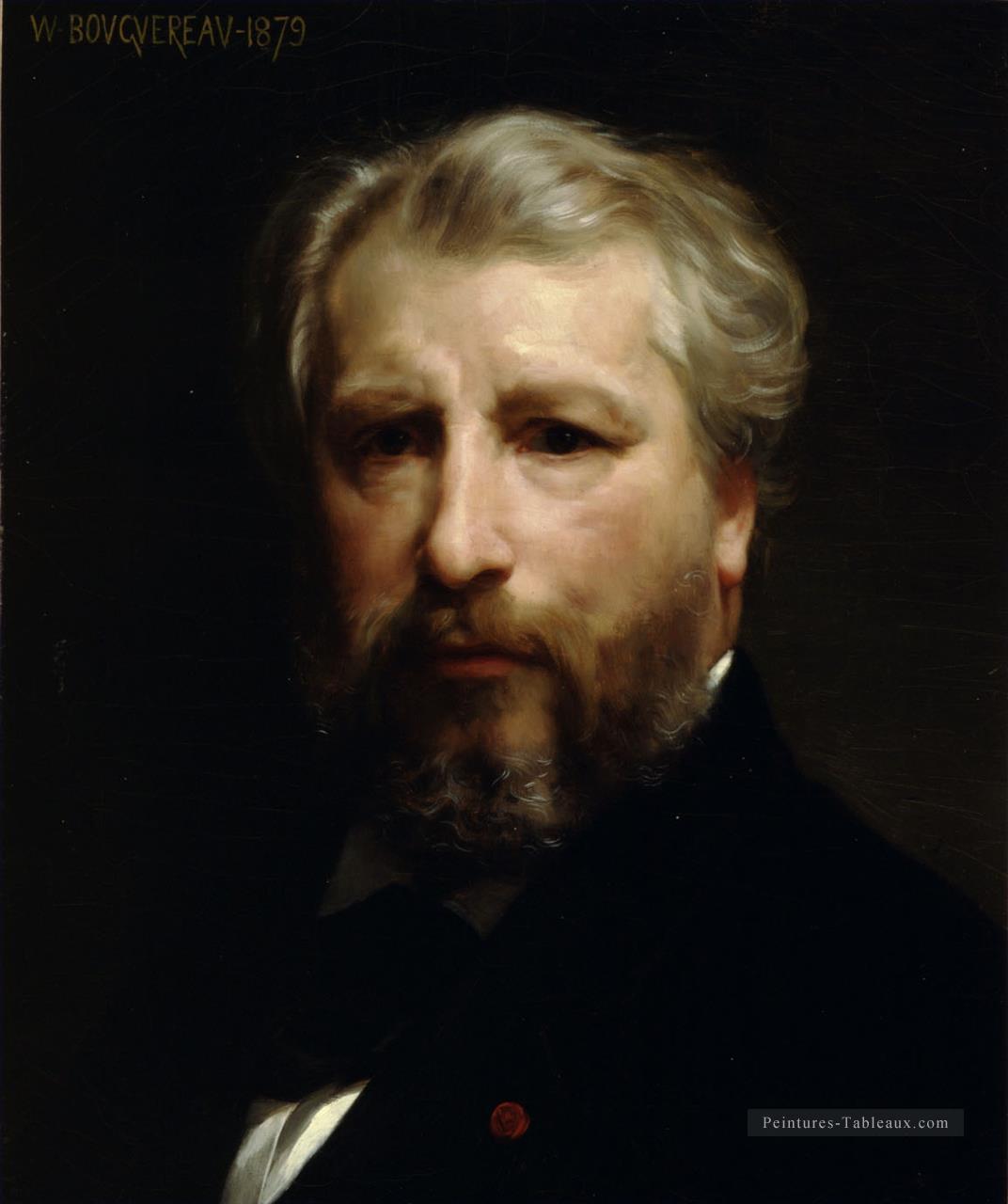 Portrait de lartiste réalisme William Adolphe Bouguereau Peintures à l'huile